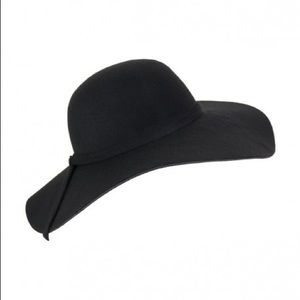 Bowler Black Floppy Hat 100% Wool